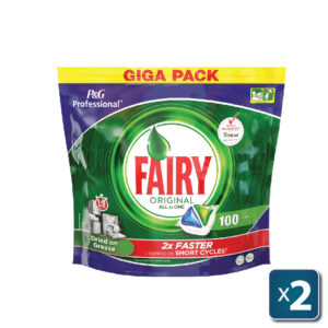 FAIRY ORIGINAL ΠΛΥΝΤΗΡΙΟΥ ΠΙΑΤΩΝ 2x100 ΚΑΨΟΥΛΕΣ